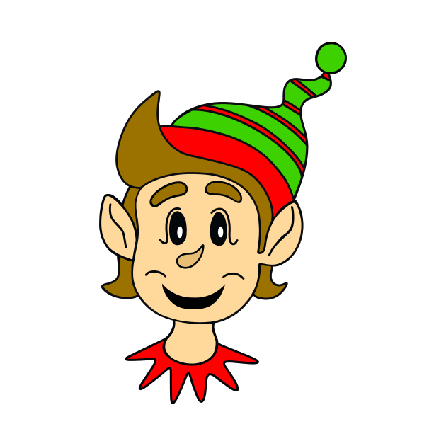 CUTE Elf Christmas For Kids by SartorisArt1