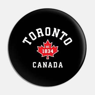 Toronto Canada Canadian Flag Maple Leaf Pin