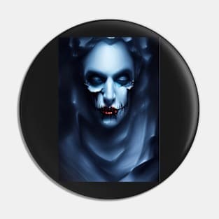 THOUGHTFUL HALLOWEEN VAMPIRE Pin