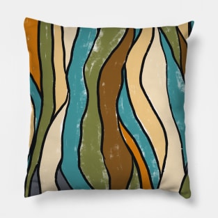 Hand drawn lines Pillow