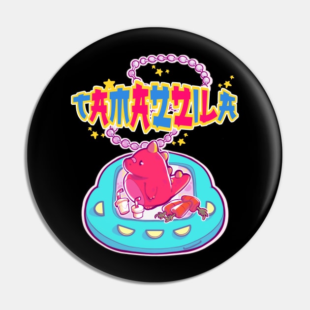 Tamazzila RakuRaku Dinokun Pin by Kitvinicius