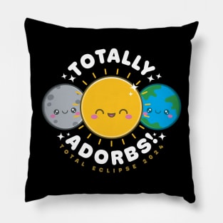 Totally Adorbs - Kawaii Total Solar Eclipse Pillow