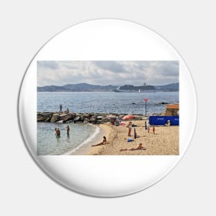 Sainte-Maxime Beach - Gulf of St. Tropez, France Pin