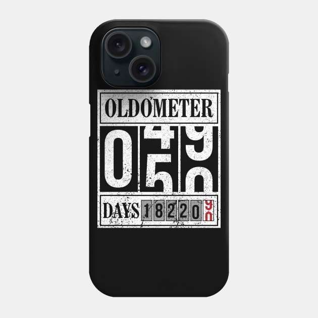 OLDOMETER 50 Years Old Made In 1970 50th Birthday Phone Case by GillTee