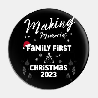 Making Memories Family Christmas 2023 Matching Pajamas Cute Pin