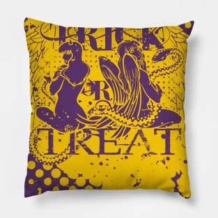 Trick or Treat? - Yellow Pillow