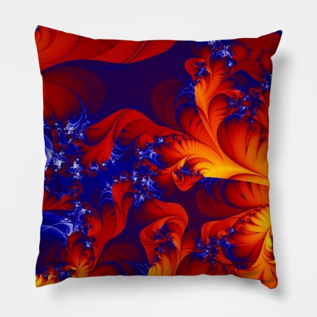 red, blue and yellow Pillow by PREMIUMSHOP