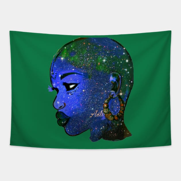 Naturally Bald And Beautiful2 Bold And Proud Women Tapestry by EllenDaisyShop