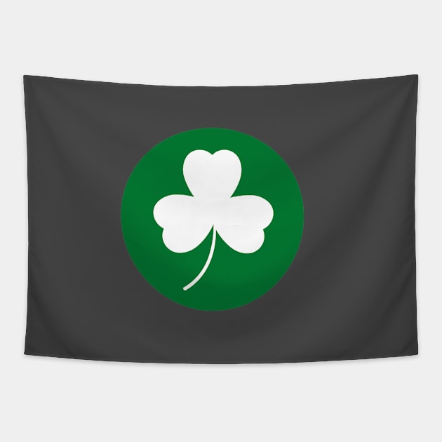 Celtics Vector (White) - Celtics Tapestry by cheesefries