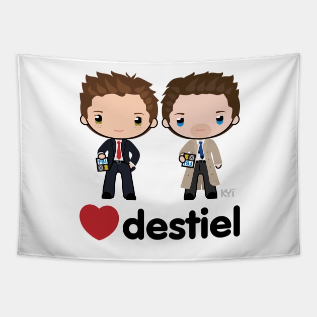 Destiel - I ship it! Tapestry by KYi