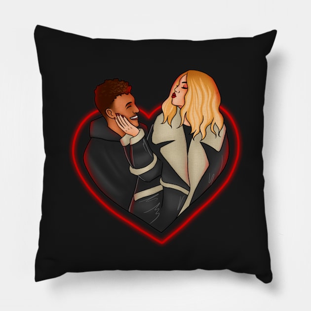 Alerrie Heart Pillow by CharlottePenn