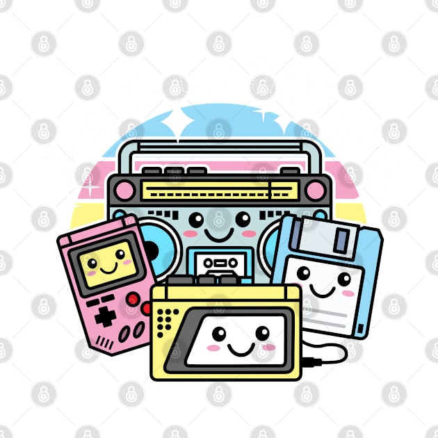 Made in the 80s Cute Kawaii Art by DetourShirts