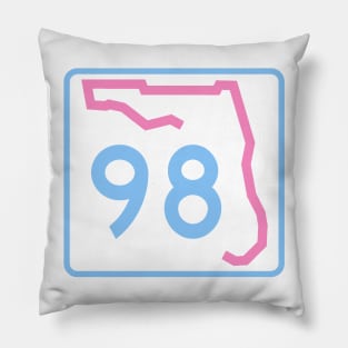 HWY 98 Florida Pillow