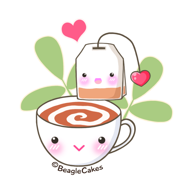 Teacup & Teabag Friends by magsterarts