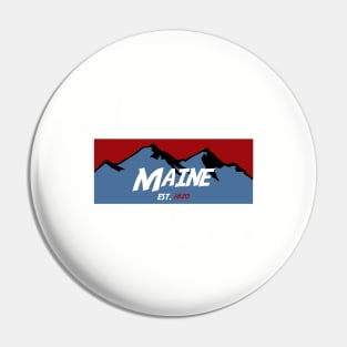 Maine Mountains Pin