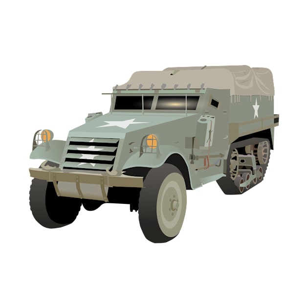 M3 American WW2 Half-track by NorseTech