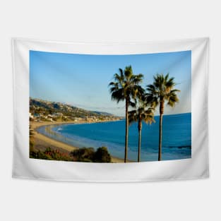 Laguna Beach Sunset Glow Tapestry