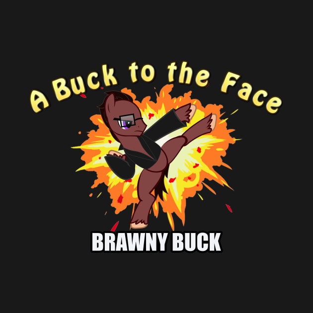 A Buck to the Face by BrawnyBuck