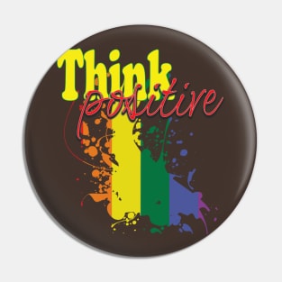 Think positive Pin