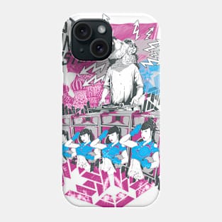 Dj polar bear cool sound Phone Case