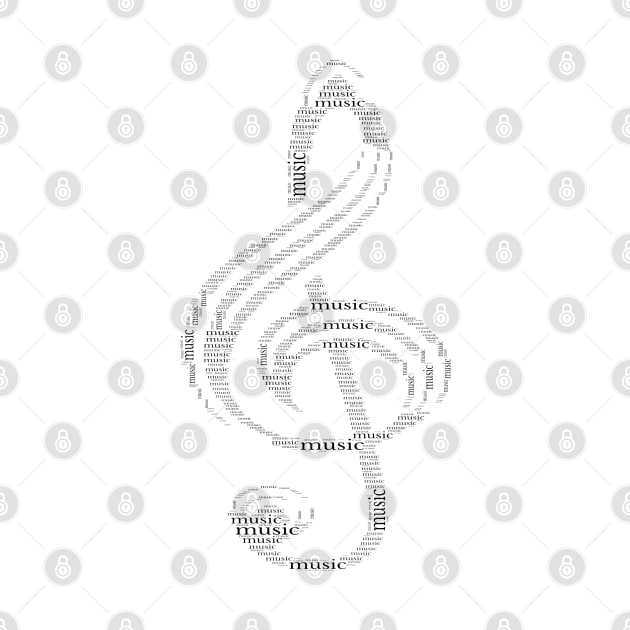 musical note by vaporgraphic