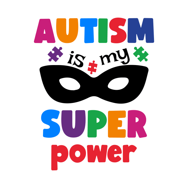 Autism Superpower Autism Awareness Gift for Birthday, Mother's Day, Thanksgiving, Christmas by skstring