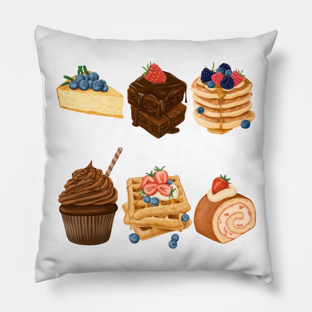 Dessert Collection Pillow by Mako Design 