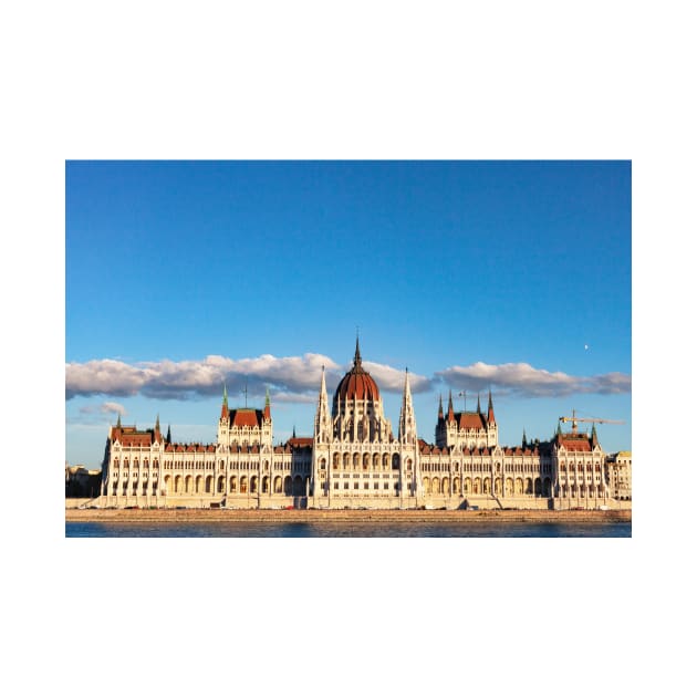 The Hungarian Parliament Building in Budapest Hungary by dianecmcac