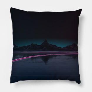 Outrun Mountains (Remix) Pillow