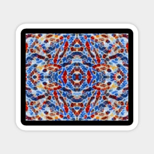 Symmetrical pattern Magnet