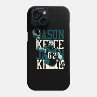 Jason Kelce Graphic Art Phone Case