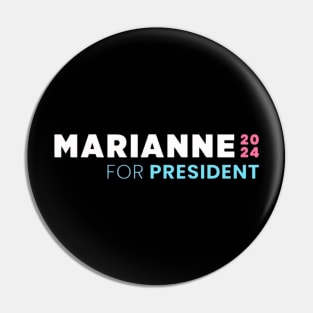 Marianne Williamson For President 2024 Pin