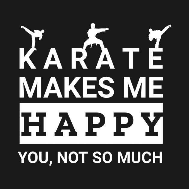 Karate makes me happy by Pieartscreation