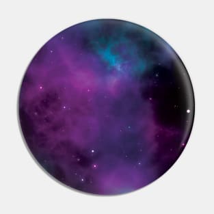 Purple Nebula Galaxy Pin