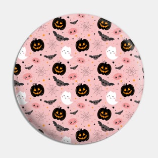 Halloween cute pink pattern Pin