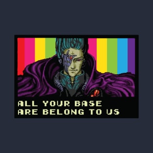 All your base are belong to us Rainbow T-Shirt