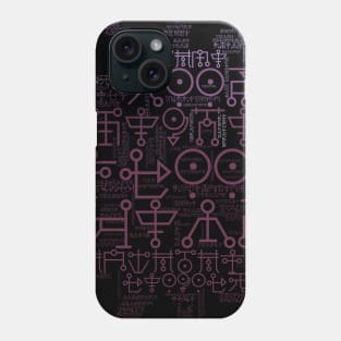 Abstract Word Cloud (3) Phone Case