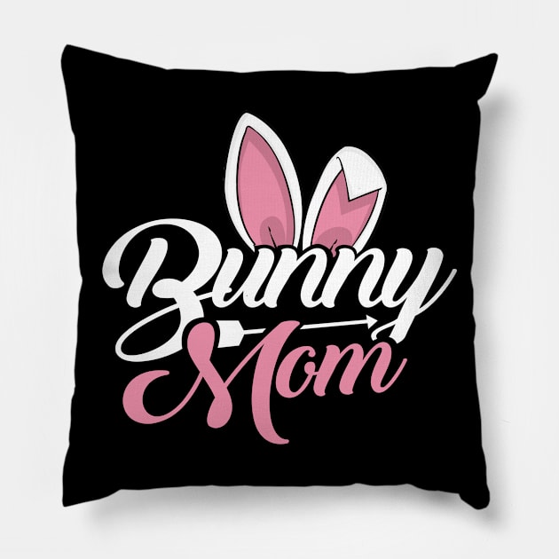 'Bunny Mom' Hilarous Bunny Gift Pillow by ourwackyhome