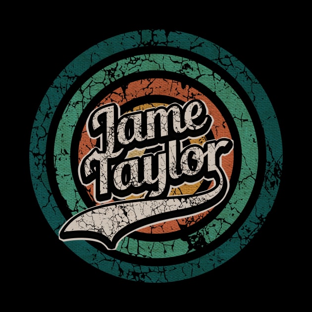 Jame Taylor // Retro Circle Crack Vintage by People Mask