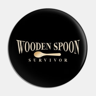 Wooden Spoon Survivor Pin