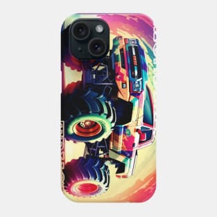 Rainbow monster truck Phone Case