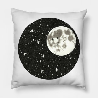 The moon is watching you Pillow