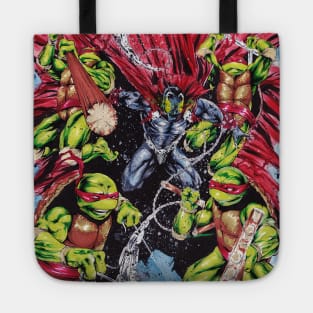 Spawn and TMNT Team-Up Tote