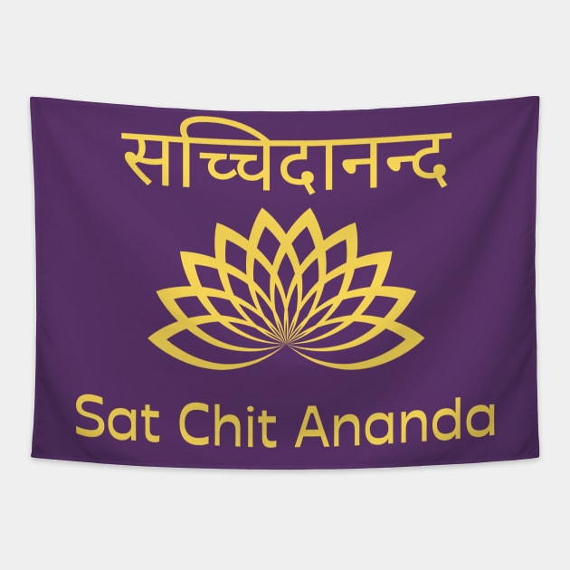 SatChitAnanda Tapestry by BhakTees&Things