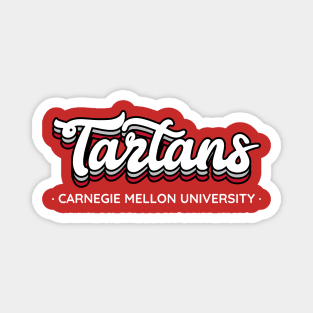 CMU Tartans - Cursive Magnet