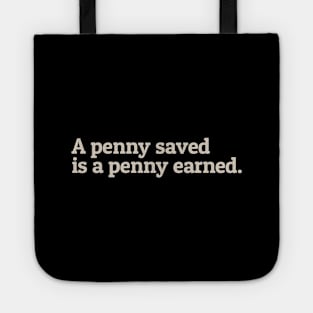 A Penny Saved Tote