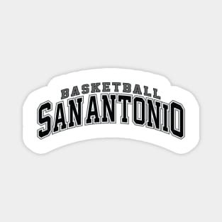 San Antonio Basketball Magnet