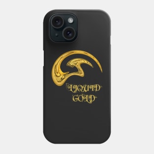 Liquid Gold Millionaire Sacred Geometry 3D Phone Case