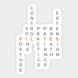 Pilates Quote Flexible Spine Workout Gift' Sticker