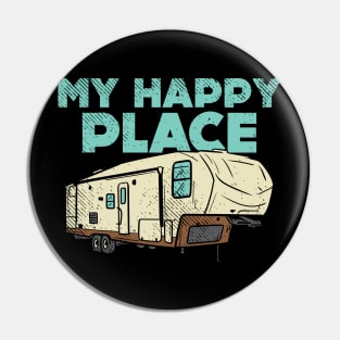 Camping Is My Happy Place Pin